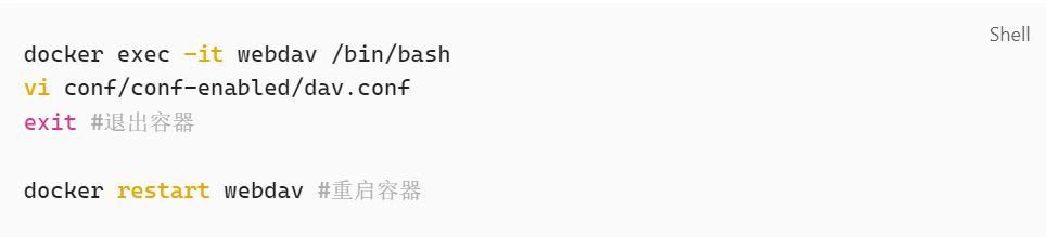 Docker-compose搭建webdav