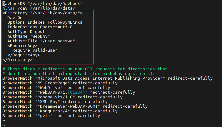 Docker-compose搭建webdav
